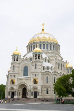 Kronstadt deniz St. Nicholas Katedrali.