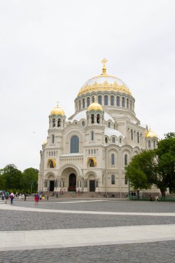 Kronstadt deniz St. Nicholas Katedrali.