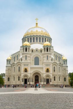 Kronstadt deniz St. Nicholas Katedrali.