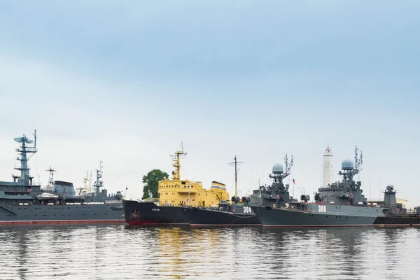 Petersburg Kronshtadt Russia June 2015 Ships Port Kronstadt — Stock Photo, Image