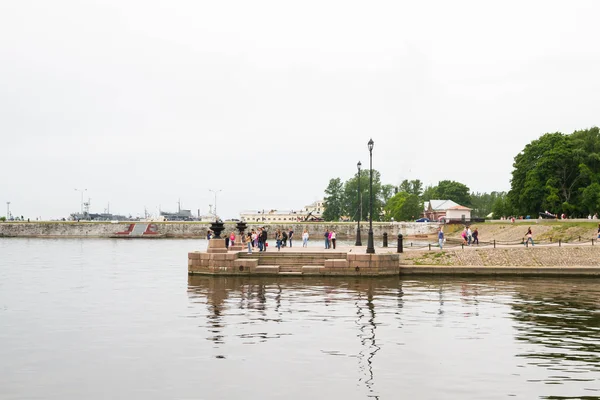 クロンシタット湾の桟橋 — ストック写真