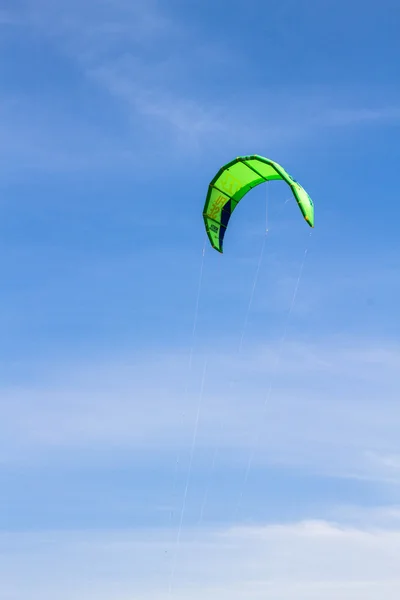 Petersburg Peterhof Russia June 2015 Windsurfing Beach Big Izhora Gulf — Stock Photo, Image