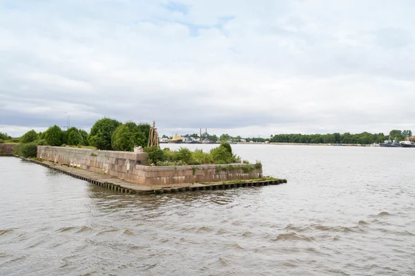 FORTS nella città di Kronstadt . — Foto Stock