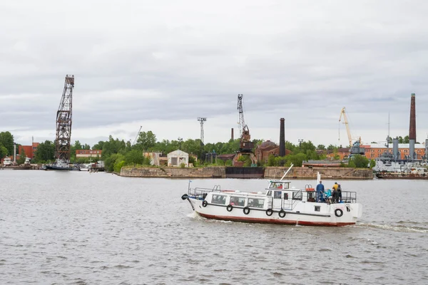 São Petersburgo Kronshtadt Rússia Julho 2015 Fortes Cidade Kronstadt — Fotografia de Stock