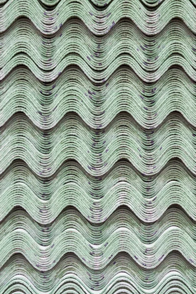 Material de construção folha Ondulina verde — Fotografia de Stock