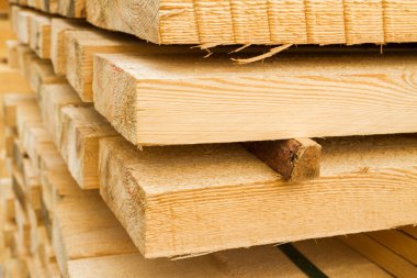 Katlanmış inşaat temel bir yığın üzerinde bir ev inşa etmek için ahşap plakalar