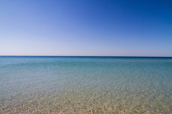 Пляж Черного моря в Крыму летом — стоковое фото