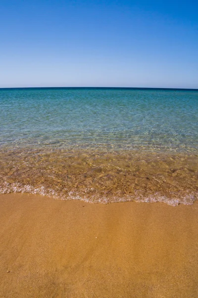 Пляж Черного моря в Крыму летом — стоковое фото