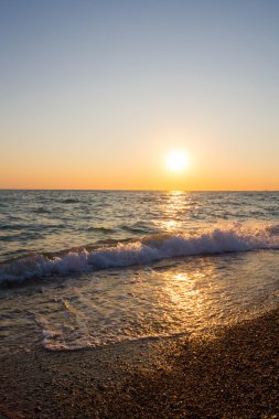 Karadeniz 'de güzel bir gün batımı