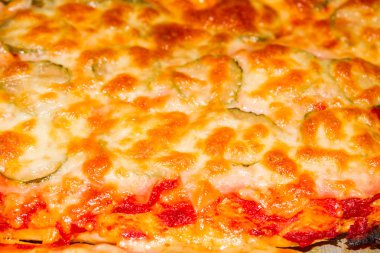 Topingler çeşitli pizza pişirme