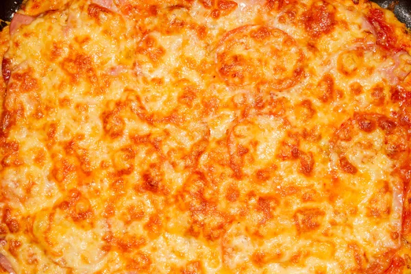 Horké lahodné domácí pizza — Stock fotografie