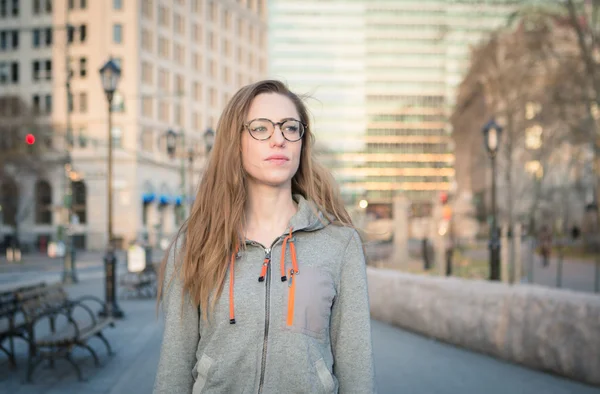 Portrait of Hipster City Girl — Stock Photo, Image