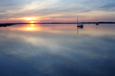 Günbatımı Cape Cod üzerinde