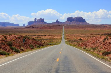 Highway to Monument Valley clipart