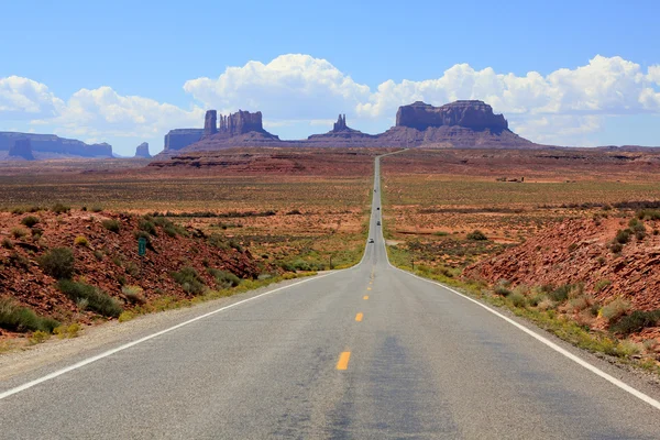 Highway to Monument Valley Stock Image