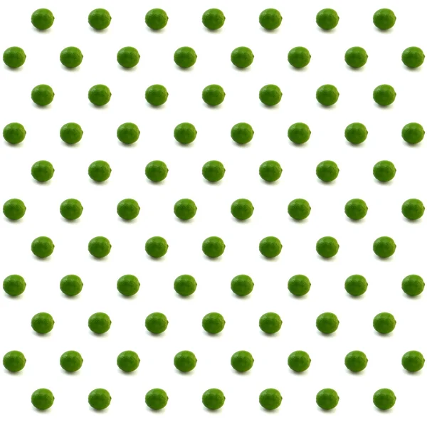 Lime pattern with white backdrop — Stock Photo, Image