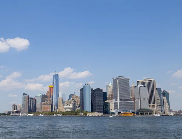 Skyline of Lower Manhattan, Nueva York — Foto de Stock