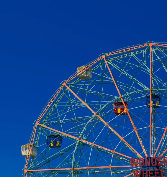 Wonder Wheel in Coney Island — Stok fotoğraf