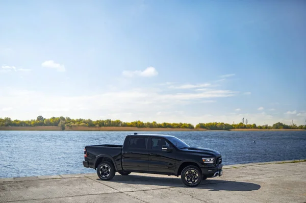 Kherson Ukraine Mai 2019 Puissant Ramassage Américain Dodge Ram — Photo