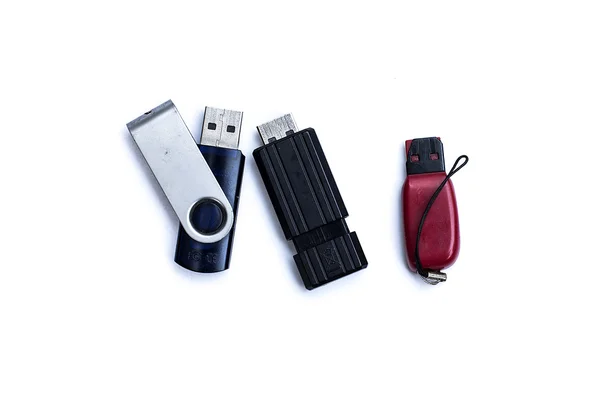 Flash Drive no fundo — Fotografia de Stock