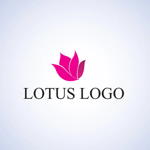 Lotus logo  background — Stock Vector