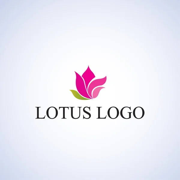 Lotus logo  background — Stock Vector
