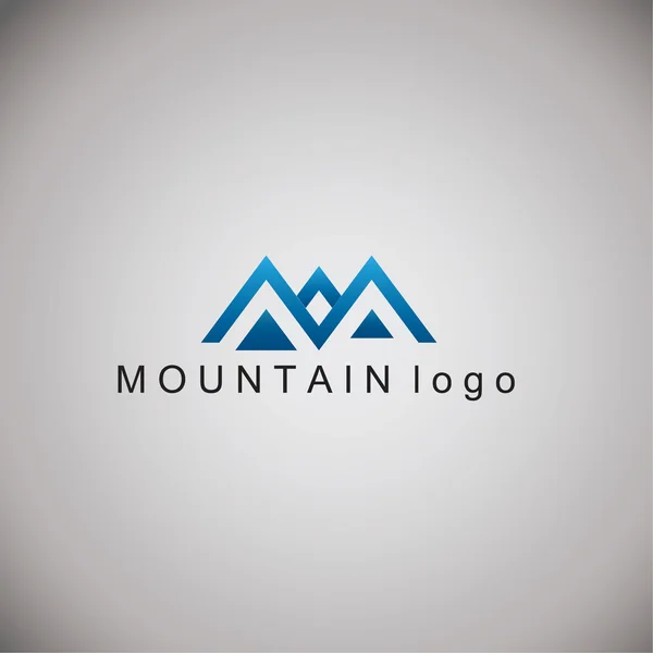 Mountain logo na pozadí — Stockový vektor