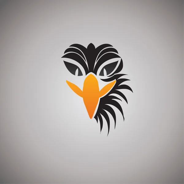 Logo de águila sobre fondo — Vector de stock