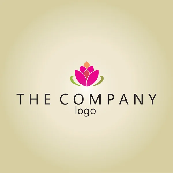 Lotus pomysły logo projektowanie ilustracji wektorowych na tle — Wektor stockowy