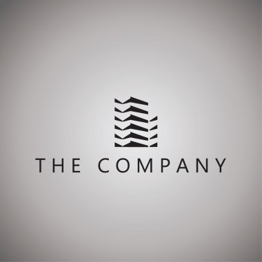 Arkaplanda logo fikirleri tasarım vektör çizimi