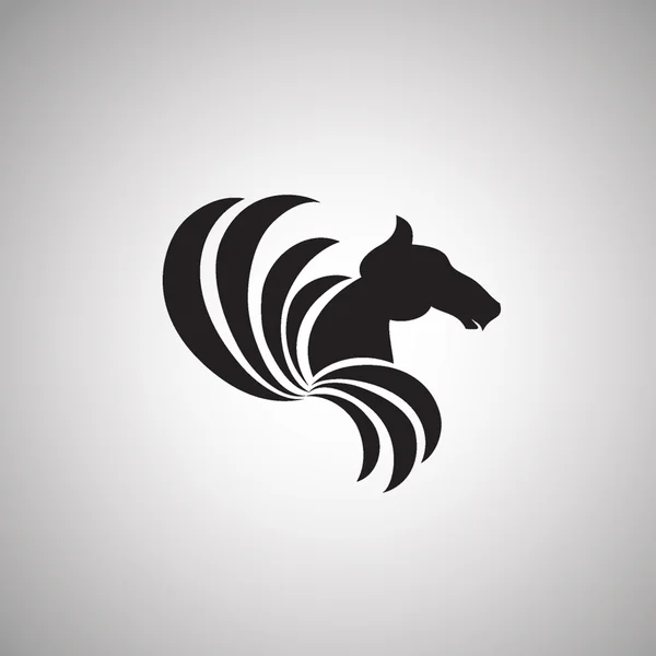 Logo cheval — Image vectorielle