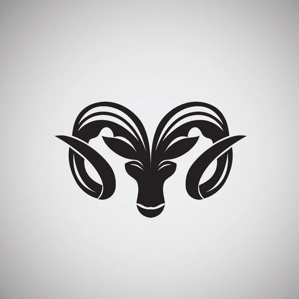 Logo bélier — Image vectorielle