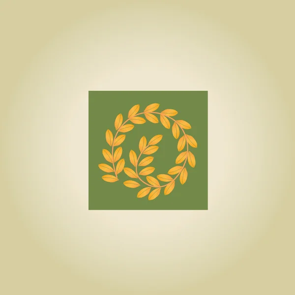 Pirinç logosu — Stok Vektör