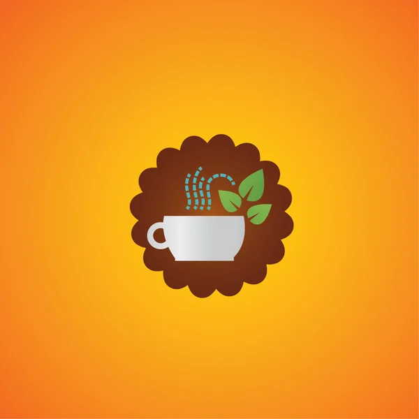 Cafe on logo — Stock Vector