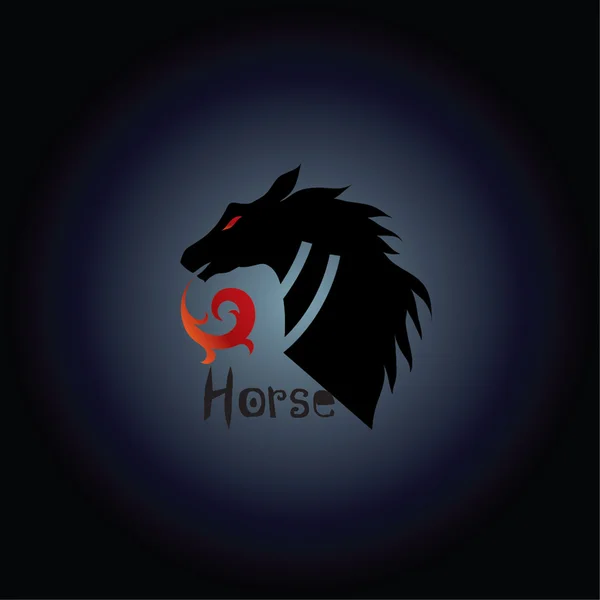 Signes de logo cheval — Image vectorielle