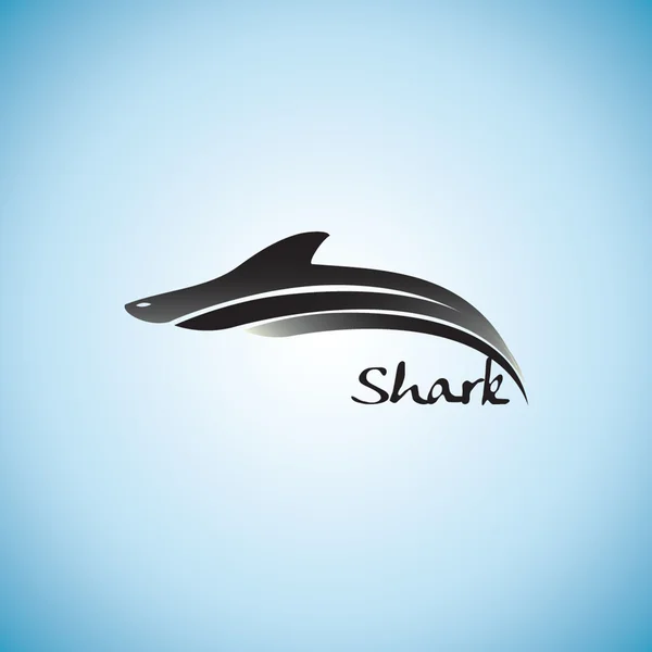 Köpekbalığı logo vektör