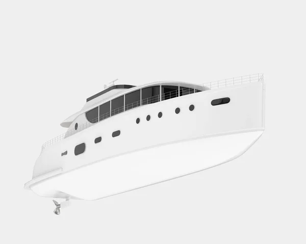 Super Yacht Isolated Background Rendering Illustration — Stock Photo, Image