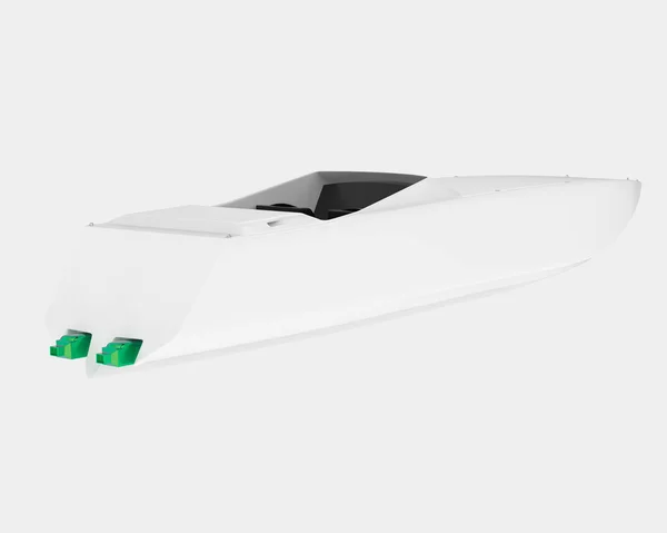 Speed Båt Isolerad Bakgrunden Återgivning Illustration — Stockfoto