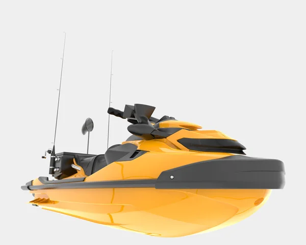 ジェットスキーを背景に隔離 3Dレンダリング イラスト — ストック写真