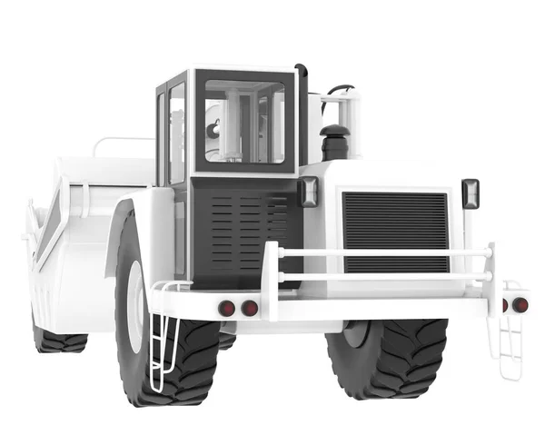 Arka Planda Tekerlek Traktör Kazıyıcısı Var Görüntüleme Illüstrasyon — Stok fotoğraf