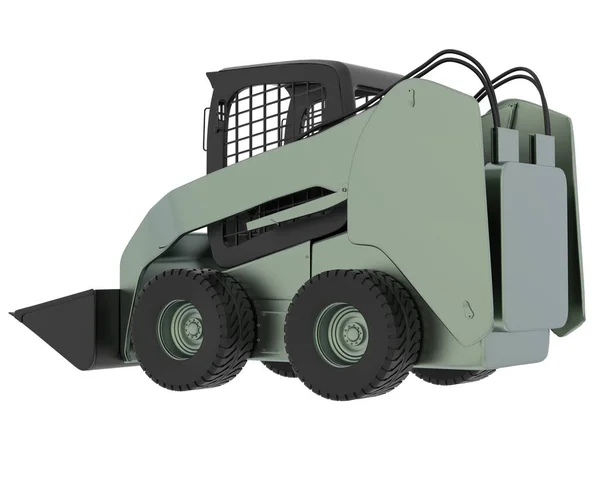 Skid Steer Loader Isolated Background Rendering Illustration — Stock Photo, Image