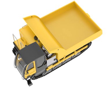 Crawler isolated on background. 3d rendering - illustration