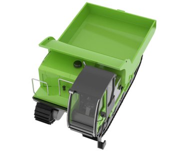 Crawler isolated on background. 3d rendering - illustration