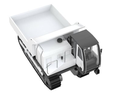 Crawler isolated on background. 3d rendering - illustration