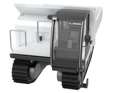 Crawler isolated on background. 3d rendering - illustration