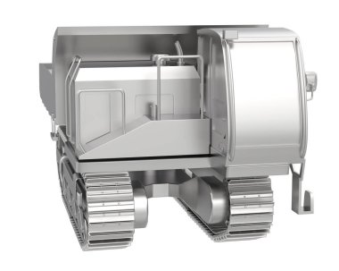 Crawler isolated on background. 3d rendering - illustration