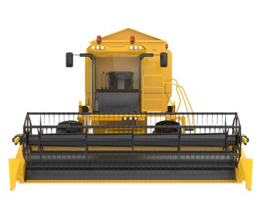 Hasatçı arka planda izole edilmiş. 3d görüntüleme - illüstrasyon