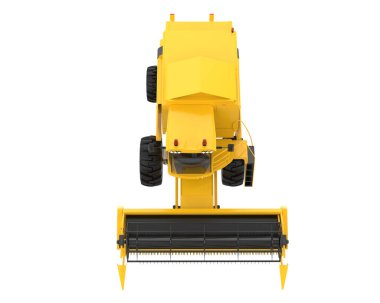 Hasatçı arka planda izole edilmiş. 3d görüntüleme - illüstrasyon