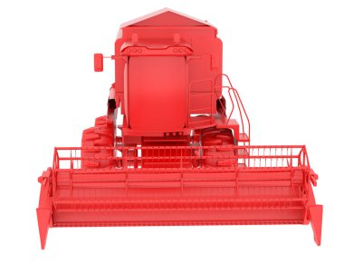 Hasatçı arka planda izole edilmiş. 3d görüntüleme - illüstrasyon