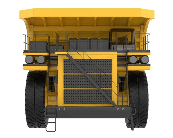 Mining Truck Isolated Background Rendering Illustration — Stock Photo, Image